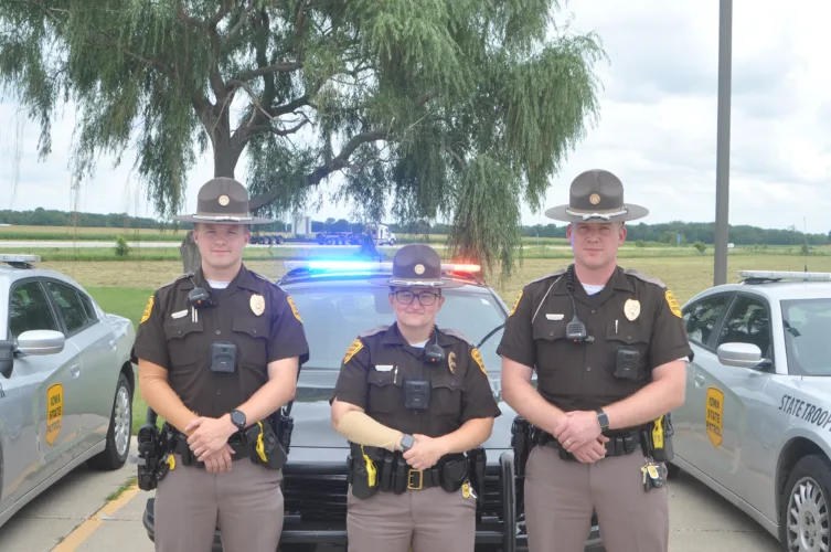 New troopers hit the road